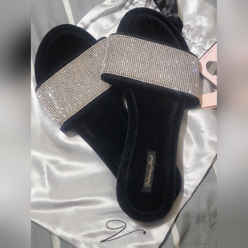 Victoria secret sparkly Bridal slippers